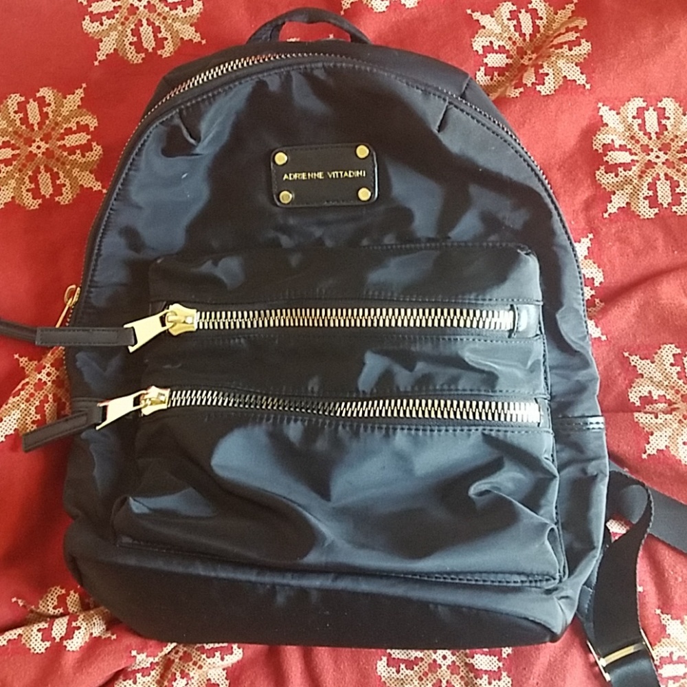 Black Adrienne Vittadini Backpack